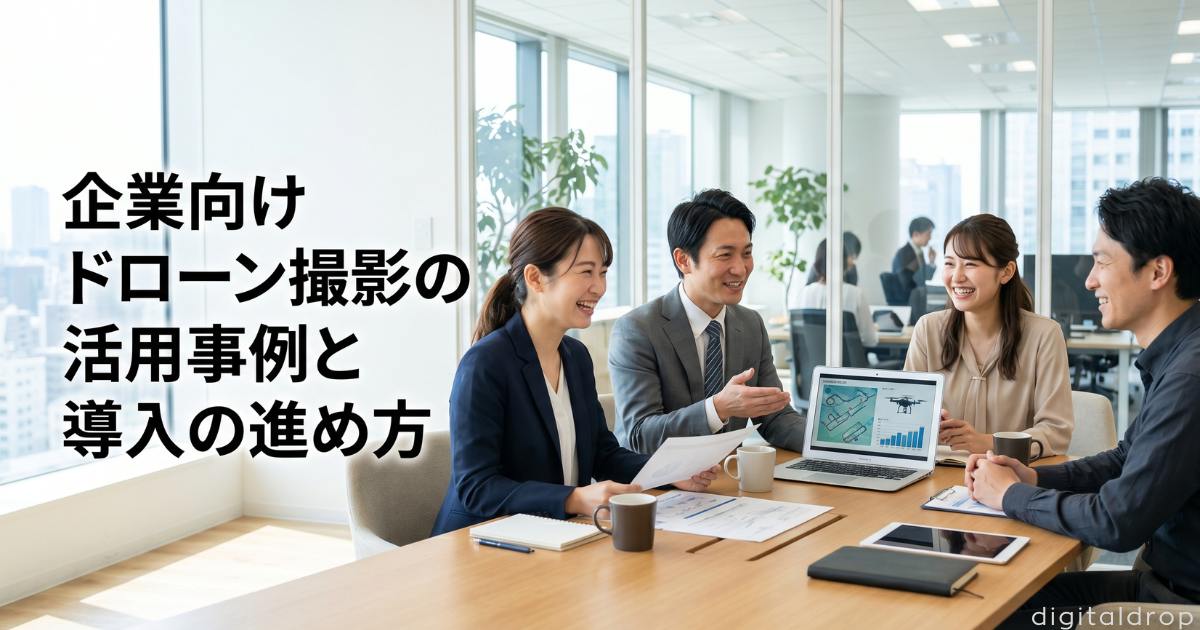 企業向け ドローン撮影