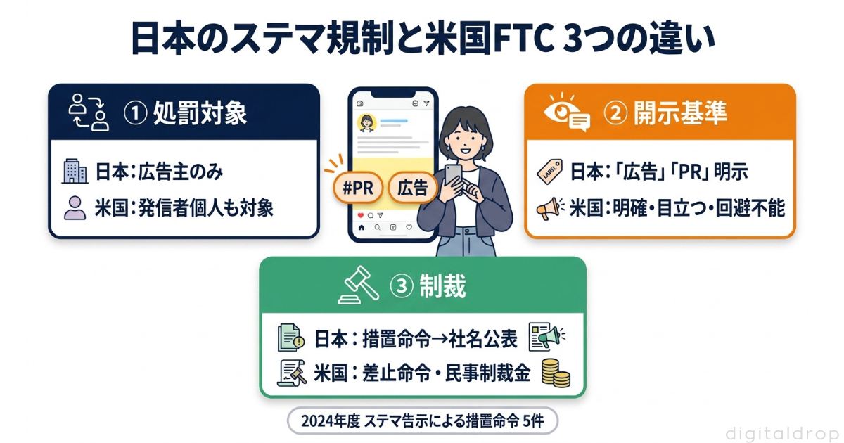 ステマ規制:本国ルールとの違いが最大の落とし穴