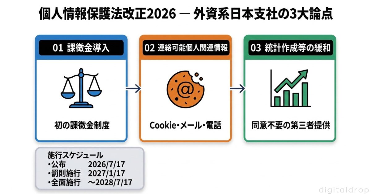 2026年改正個人情報保護法がマーケティング実務に与える影響